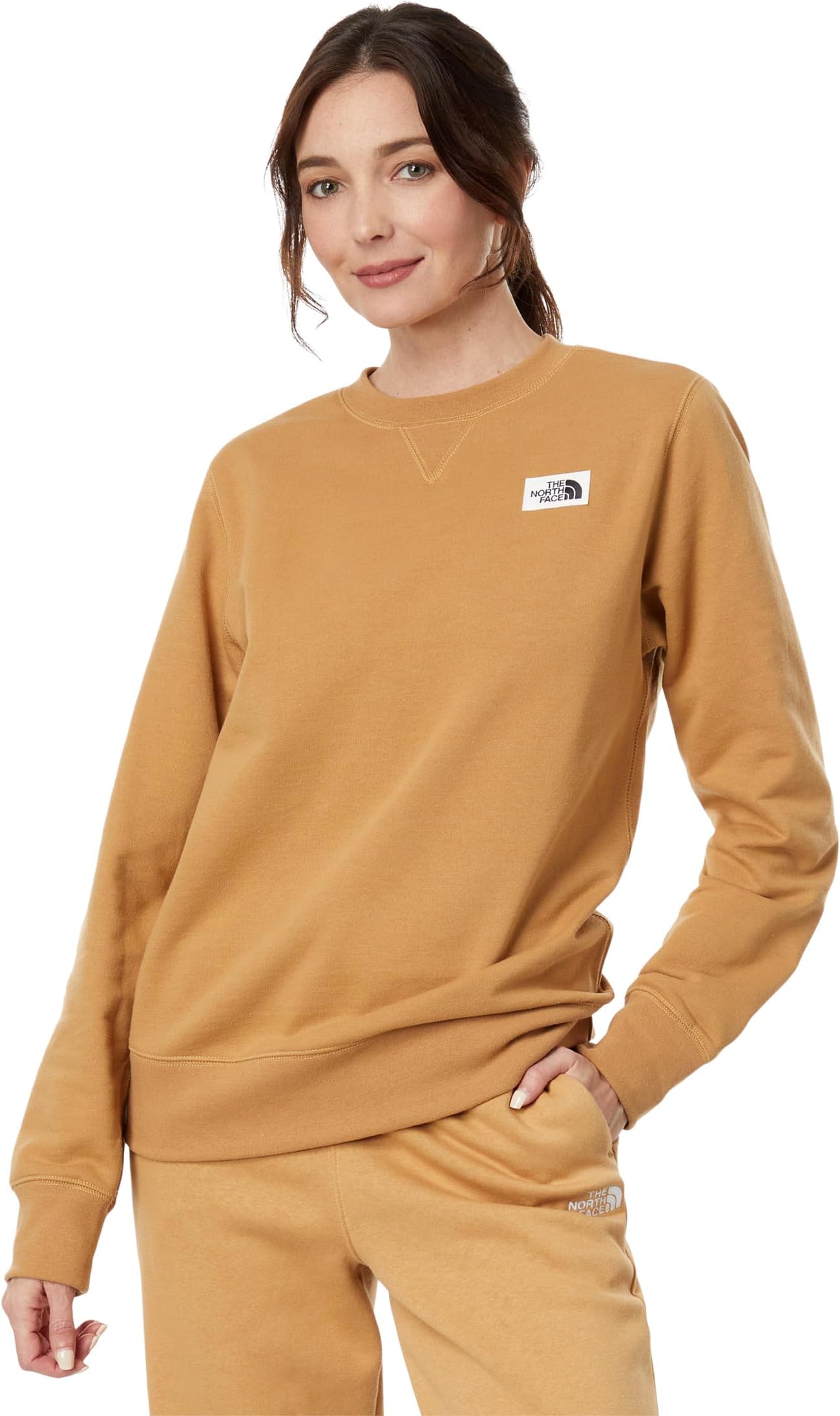 

Свитер Heritage Patch Crew The North Face, цвет Almond Butter