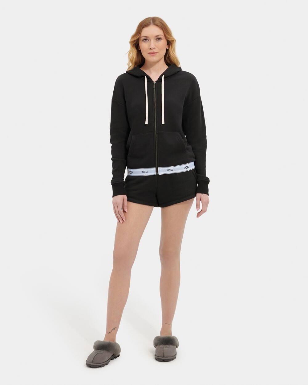 

Толстовка Sena Zipped Hoodie UGG, черный