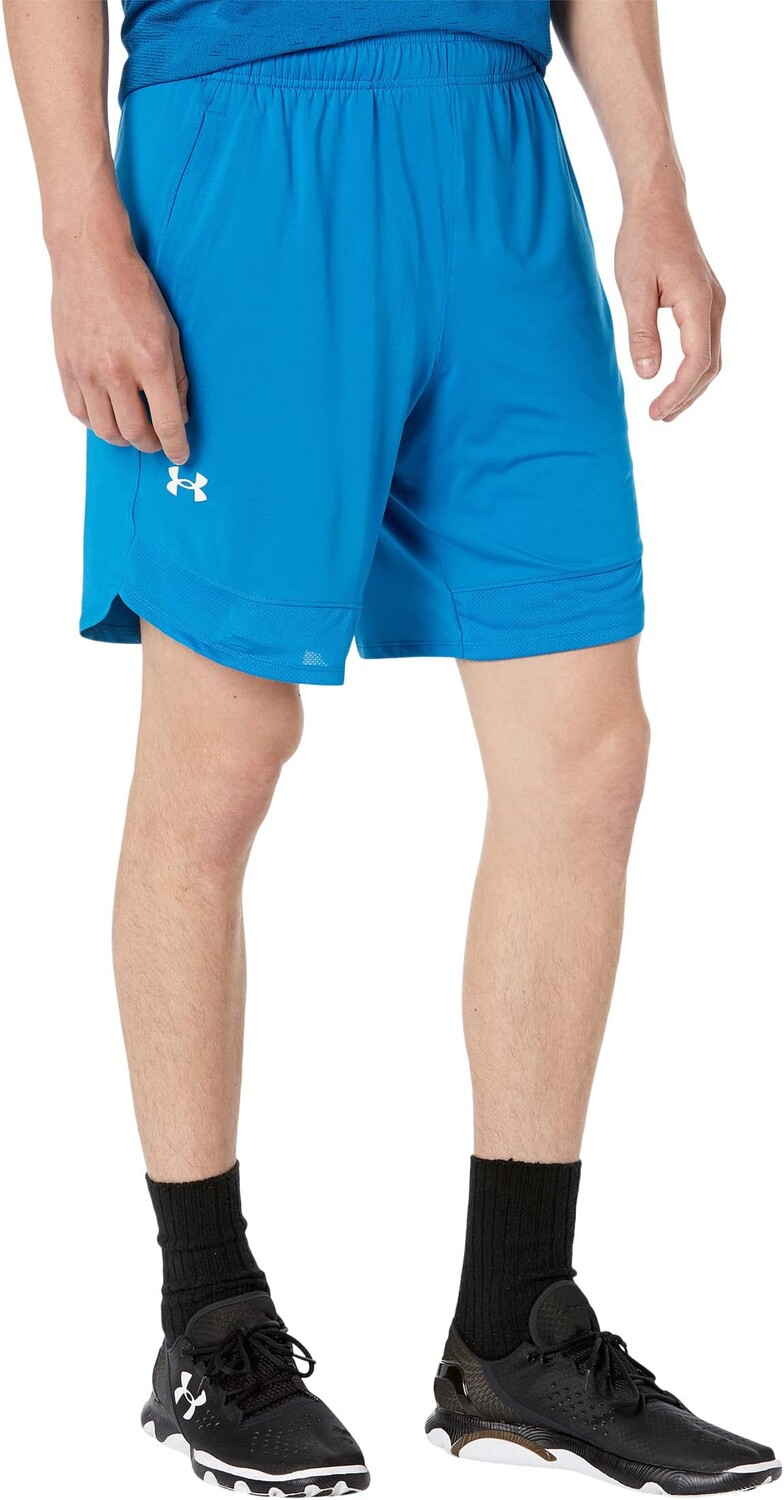 

Тренировочные эластичные шорты Under Armour, цвет Cruise Blue/White