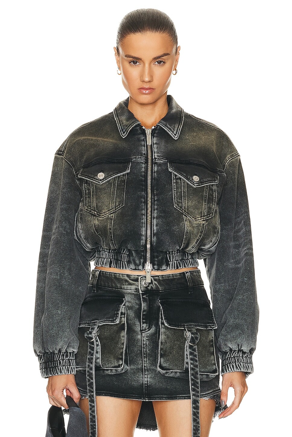 

Куртка Blumarine Denim, цвет Dark Shadow