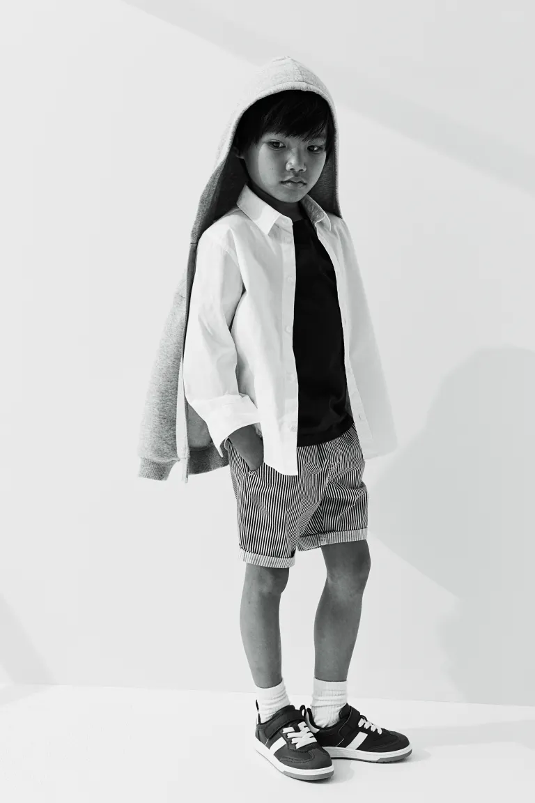 

3 упаковки хлопковых шорт H&M, синий