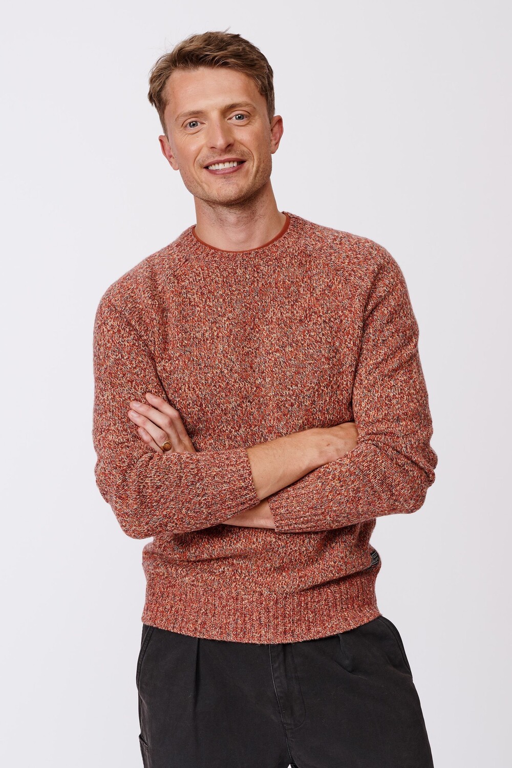 

Джемпер с круглым вырезом Riply Twist Aubin, красный