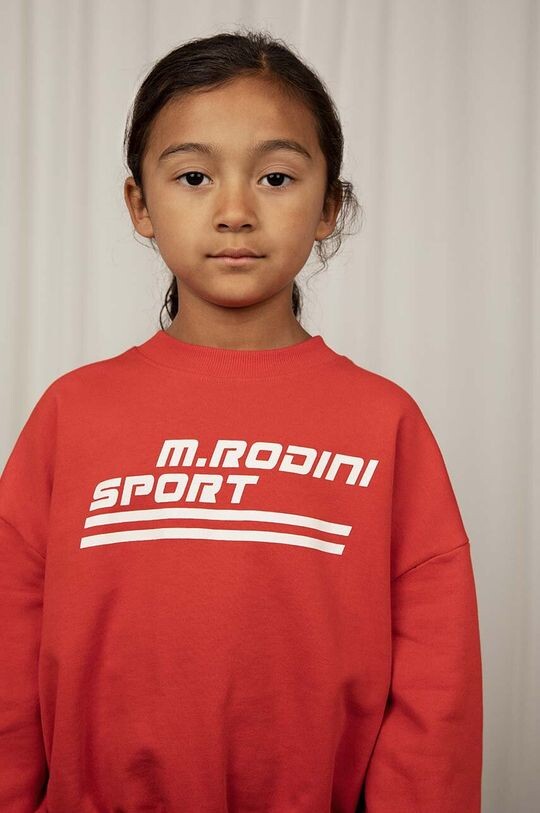 

Mini Rodini Детская хлопковая толстовка, красный