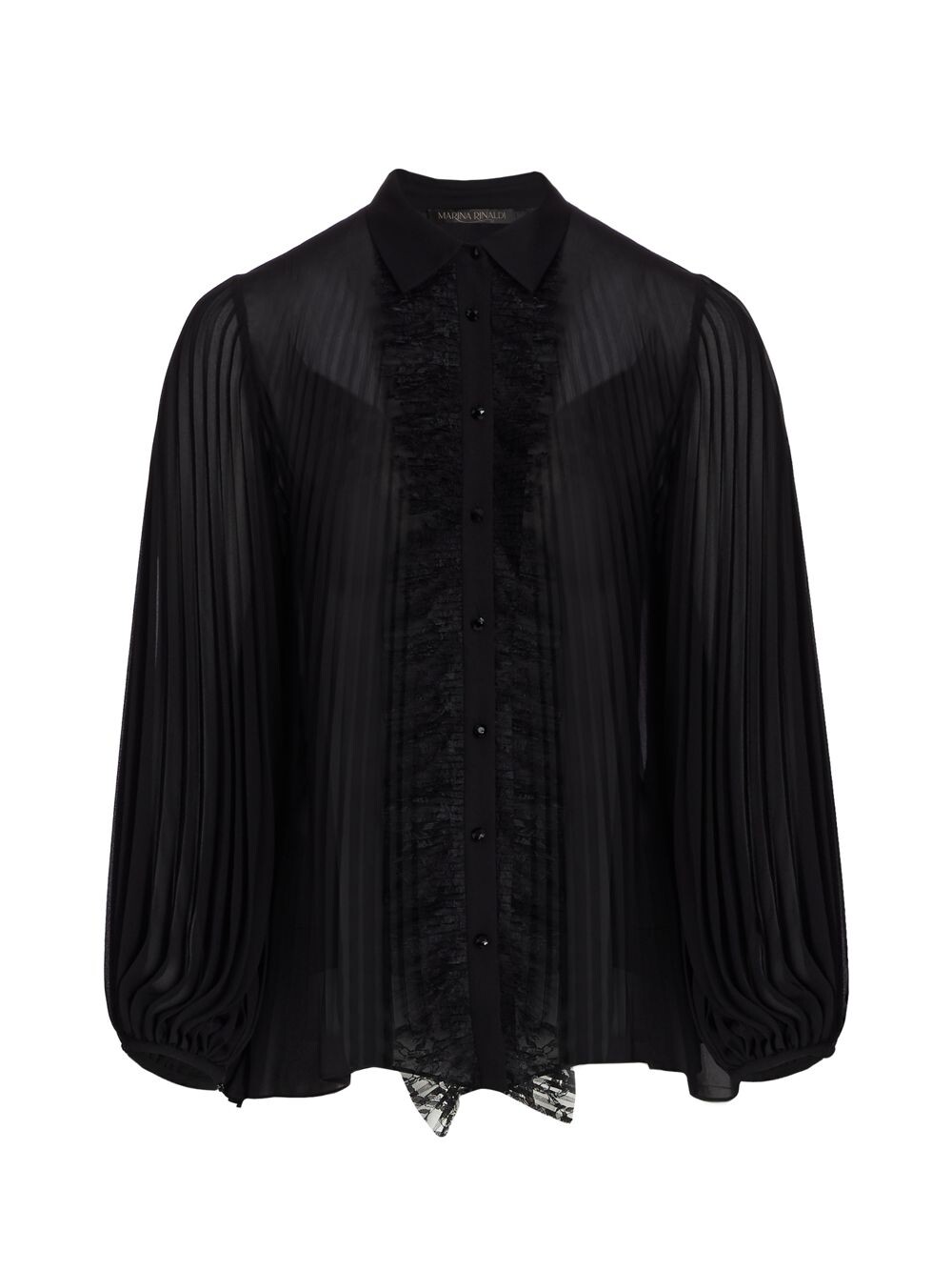 

Рубашка Elegante Filmato из жоржета Marina Rinaldi, Plus Size, черный