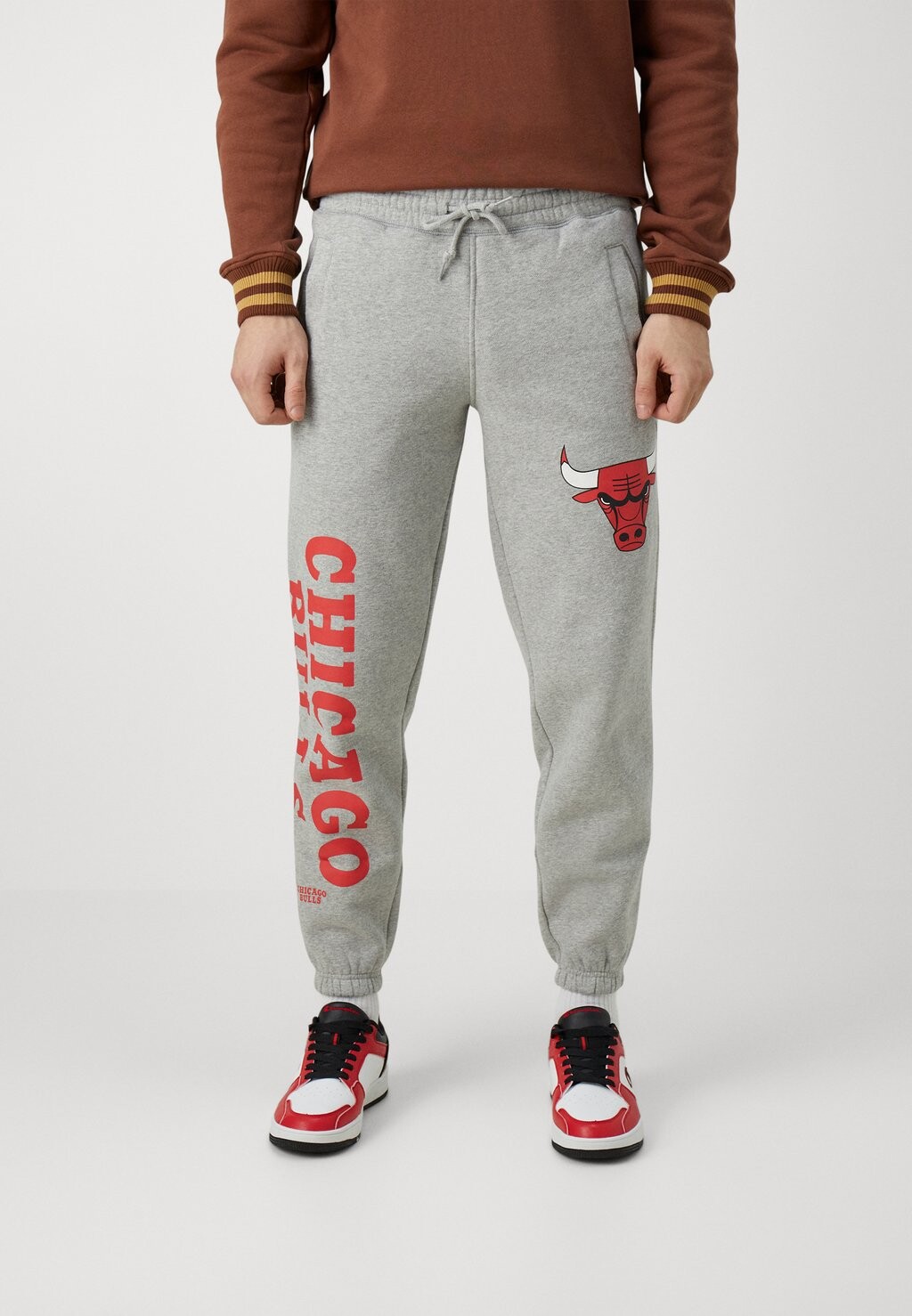 

Команда Nba Chicago Bulls New Era, цвет heather gray
