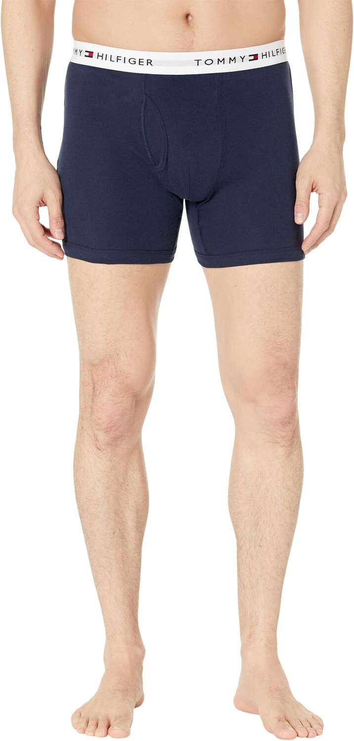 

Трусы-боксеры из 7 пар хлопка Classics Tommy Hilfiger, цвет Mahogany