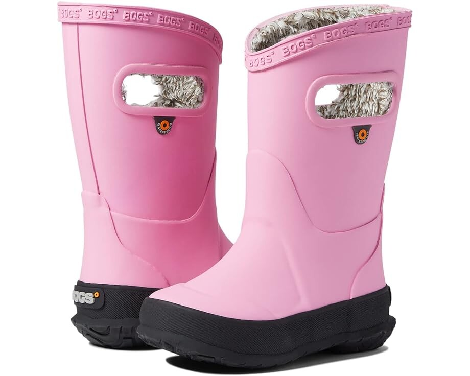 

Ботинки Bogs Rain Boot Plush, розовый