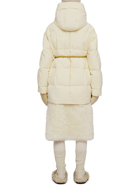 

Стеганый пуховик Jil Sander, бежевый
