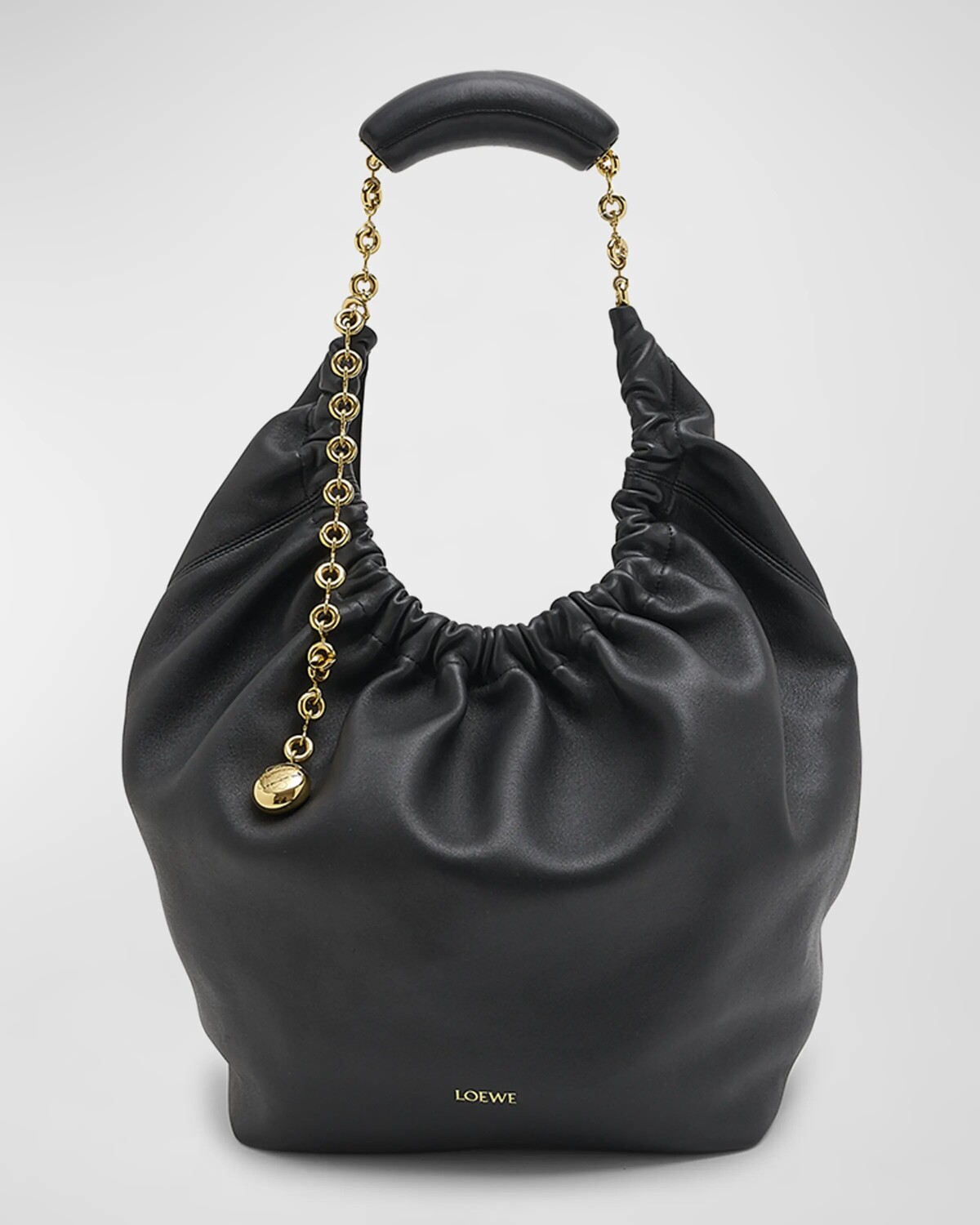 

Сумка через плечо Squeeze среднего размера из кожи напа Loewe, цвет Black