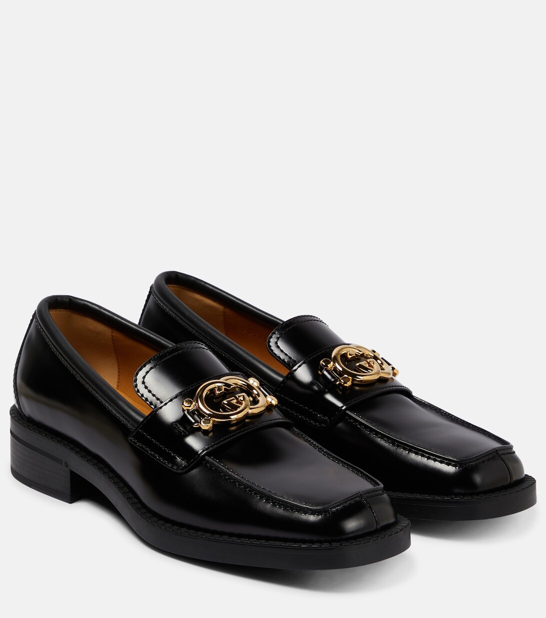 

Лоферы с логотипом Interlocking G Gucci, черный