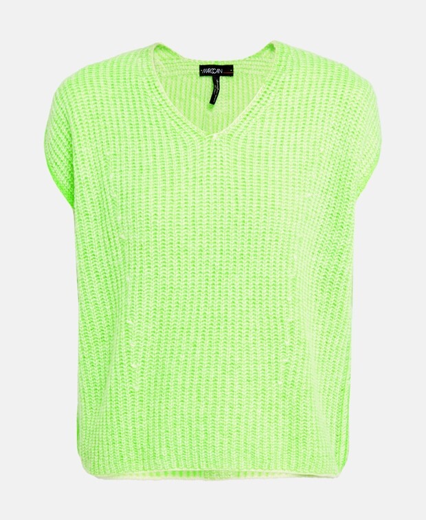 

Пуловер с короткими рукавами Marc Cain Sports, неоновый зеленый