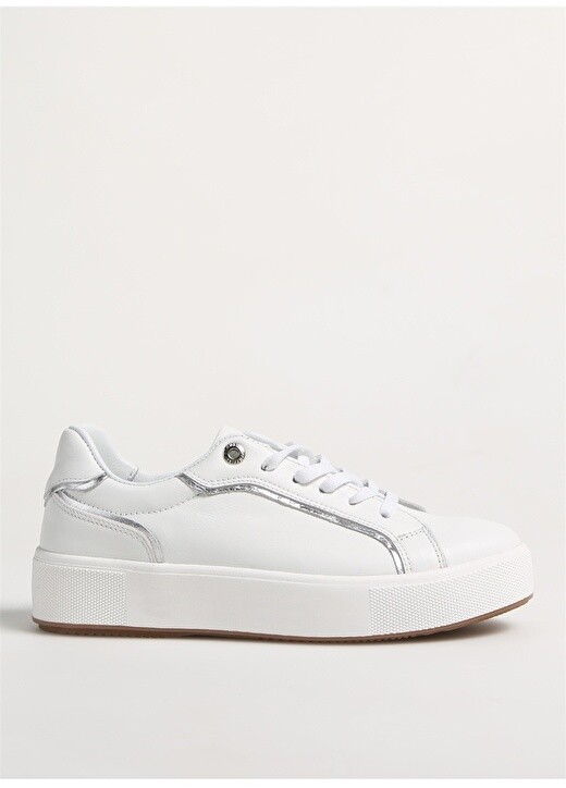 

Белые женские кожаные кроссовки Hush Puppies, Белый