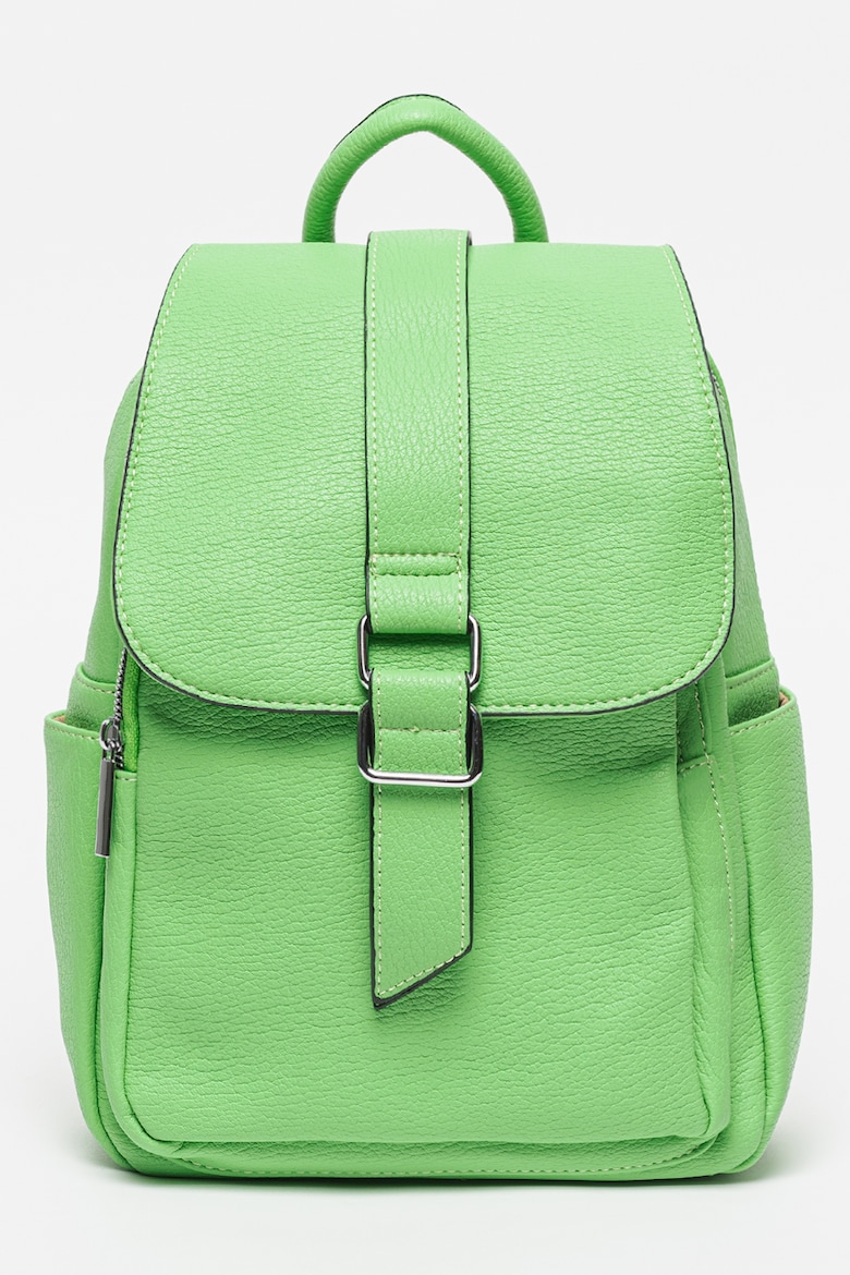Рюкзак из экокожи с кепкой Francesca Rossi, зеленый рюкзак из экокожи с кепкой francesca rossi фуксия