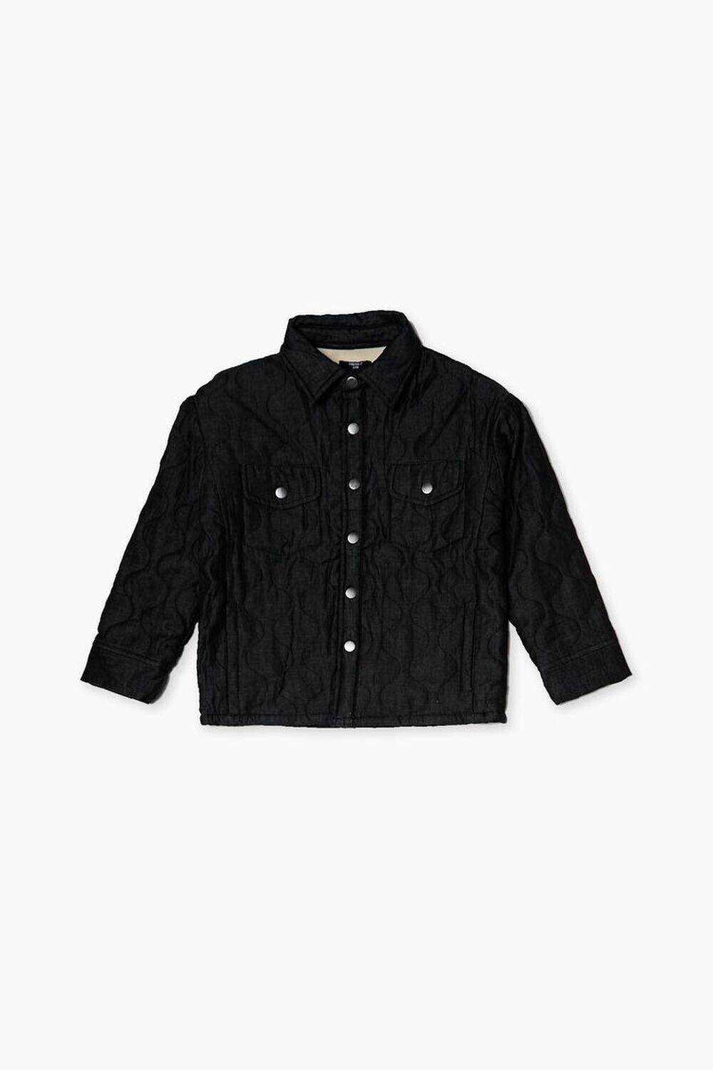 

Детская джинсовая куртка Forever 21, черный