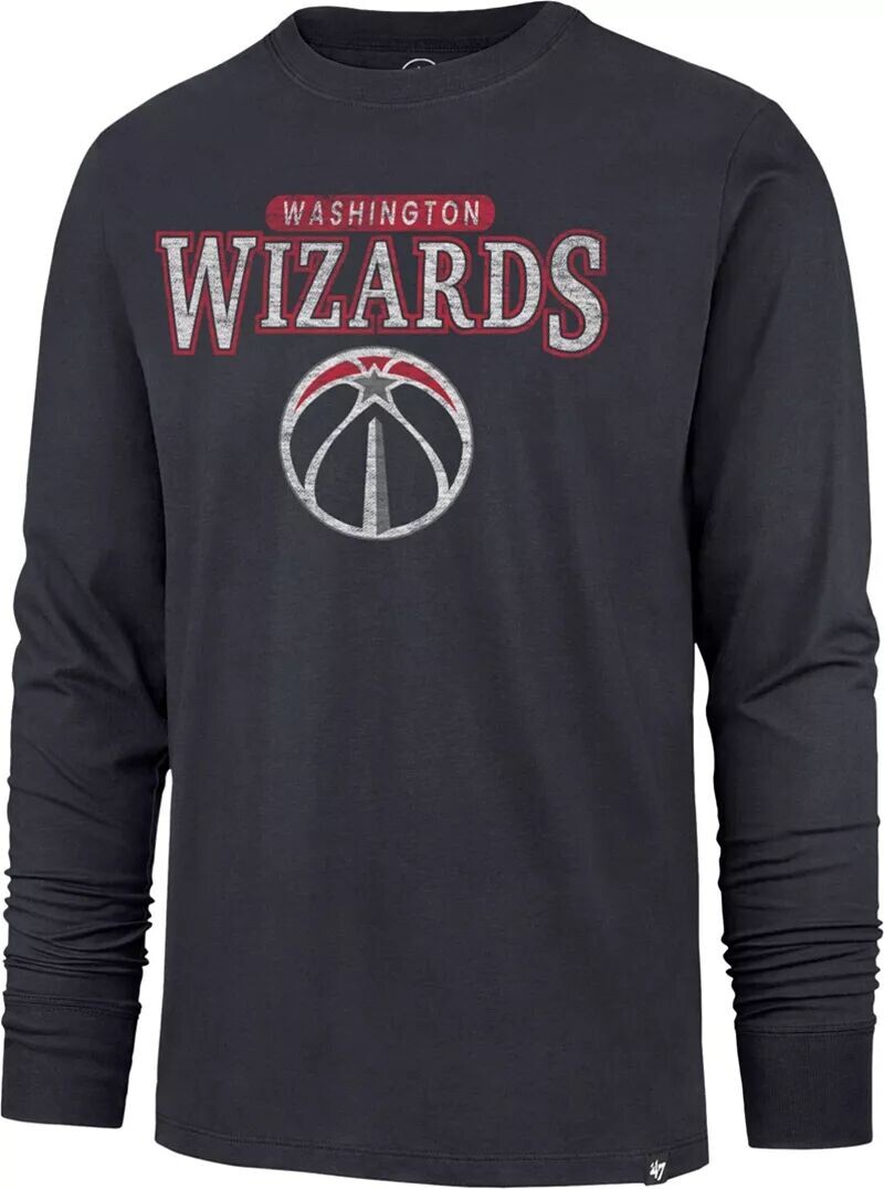 

Мужская синяя футболка с длинным рукавом Washington Wizards '47 Linear Franklin