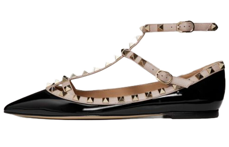 

Туфли на плоской подошве Valentino Wmns Rockstud, черные
