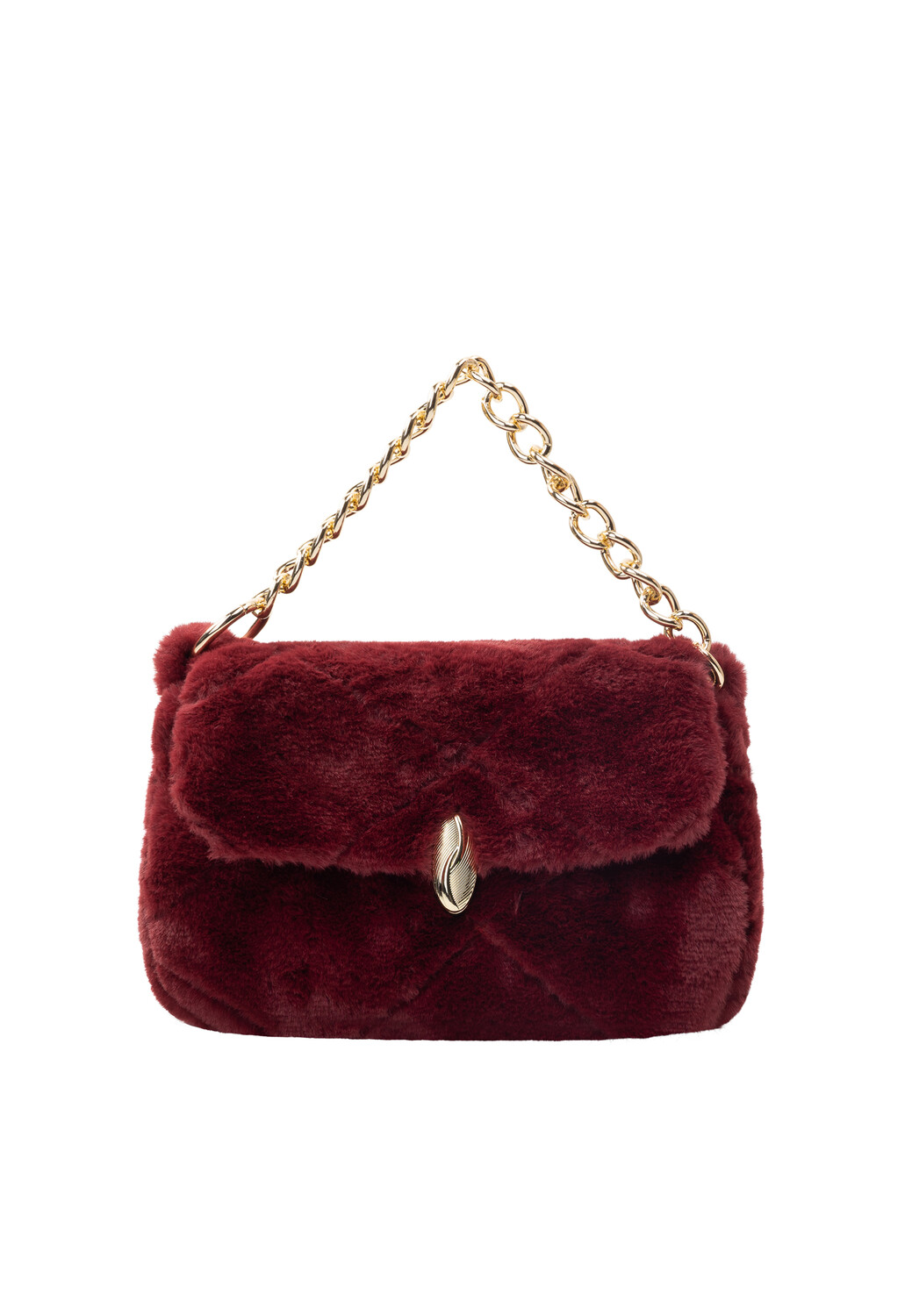 

Сумка через плечо faina Schultertasche Aus Kunstfell, цвет Weinrot