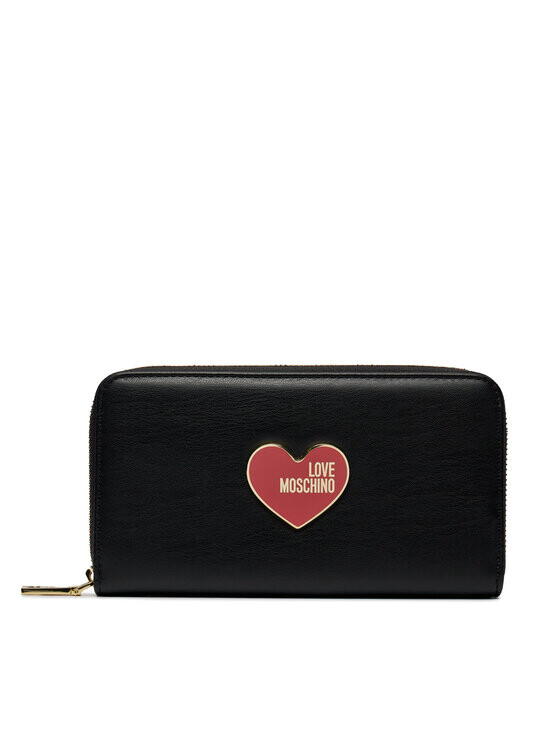 

Большой женский кошелек Love Moschino, черный