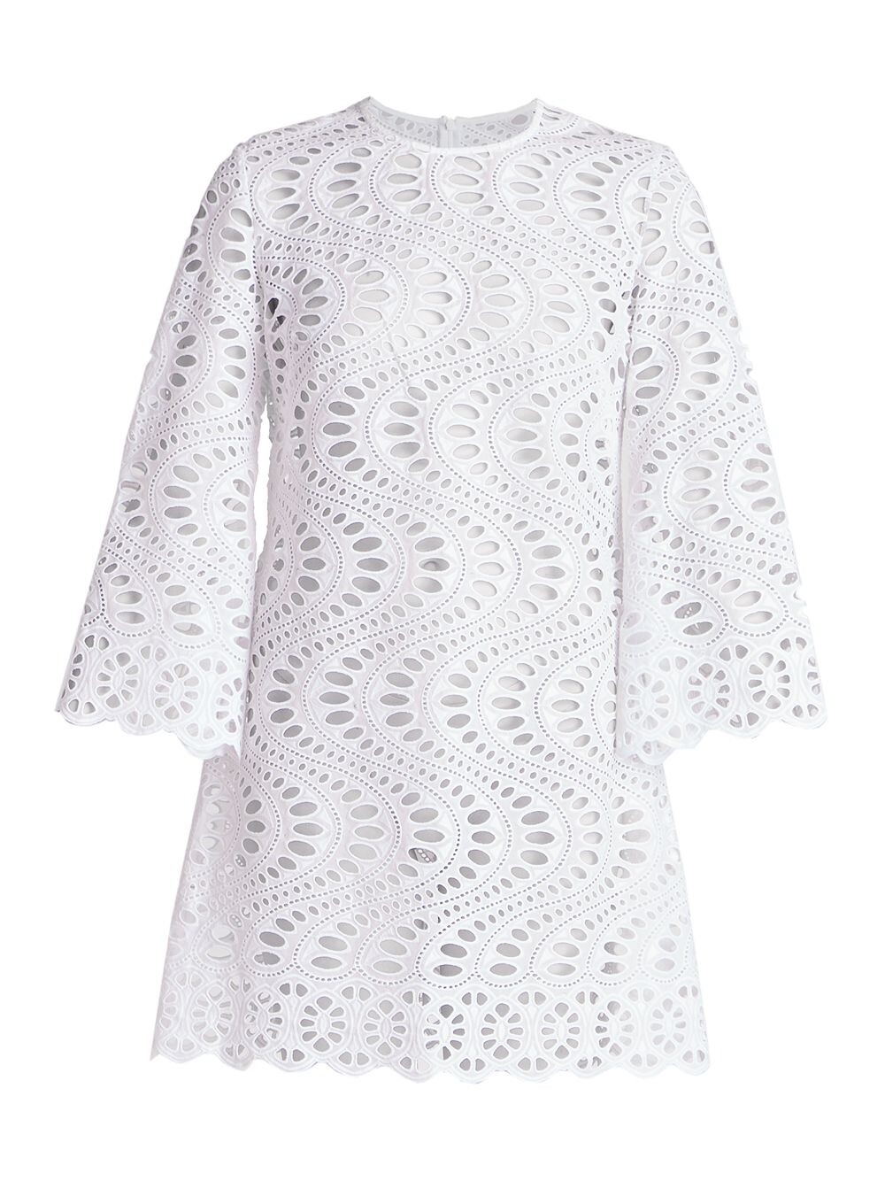 

Открытое кружевное мини-платье Giambattista Valli, слоновая кость