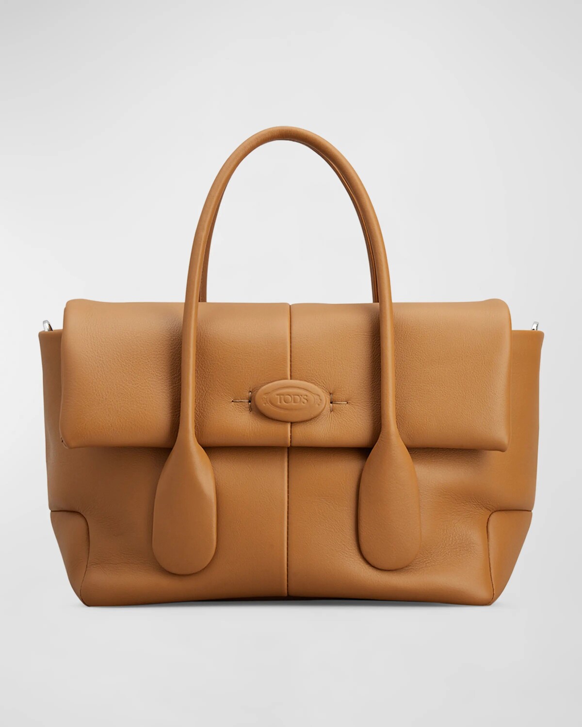 

Кожаная сумка через плечо с клапаном Tod's, цвет Cuoio