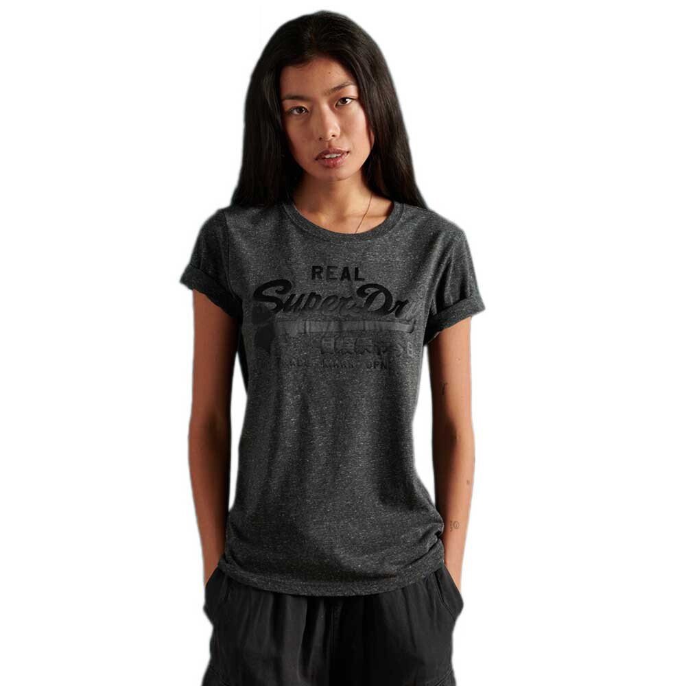 

Футболка Superdry Vintage Logo Tonal Satin, серый