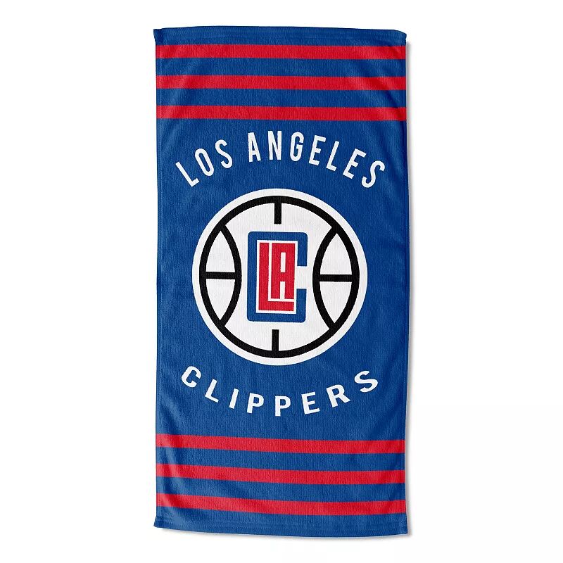 Пляжное полотенце в полоску TheNorthwest Los Angeles Clippers