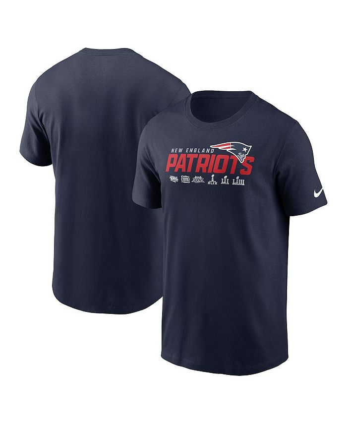 

Мужская темно-синяя футболка New England Patriots Local Essential Nike, синий