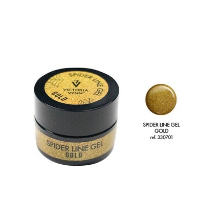 

Гель-лак для ногтей Victoria Vynn Spider Line ART Design UV/LED Gold 5 мл