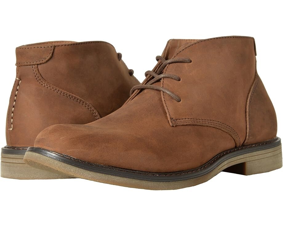 

Ботинки Nunn Bush Lancaster Plain Toe Chukka Boot, цвет Brown Leather