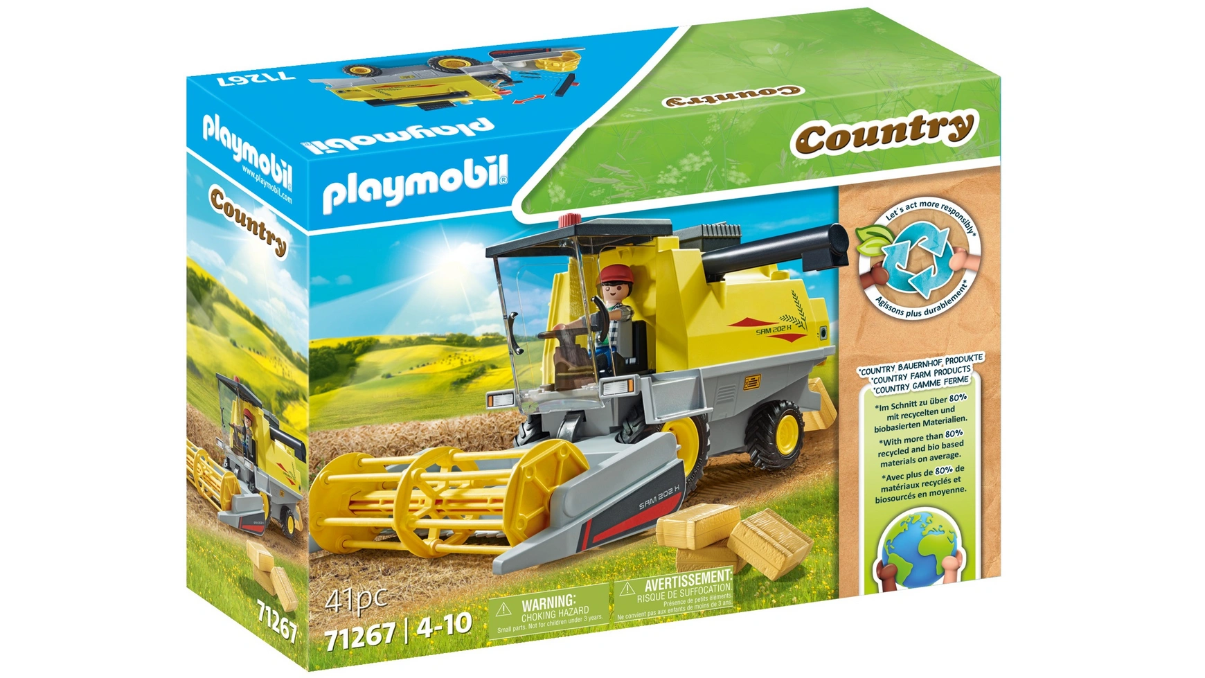 цена Страна зерноуборочный комбайн Playmobil