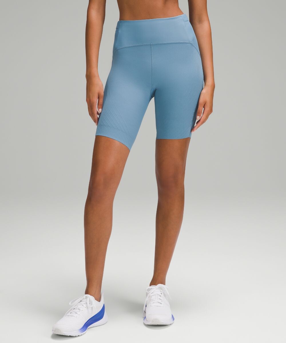 

Шорты для бега SenseKnit с высокой посадкой Lululemon, синий