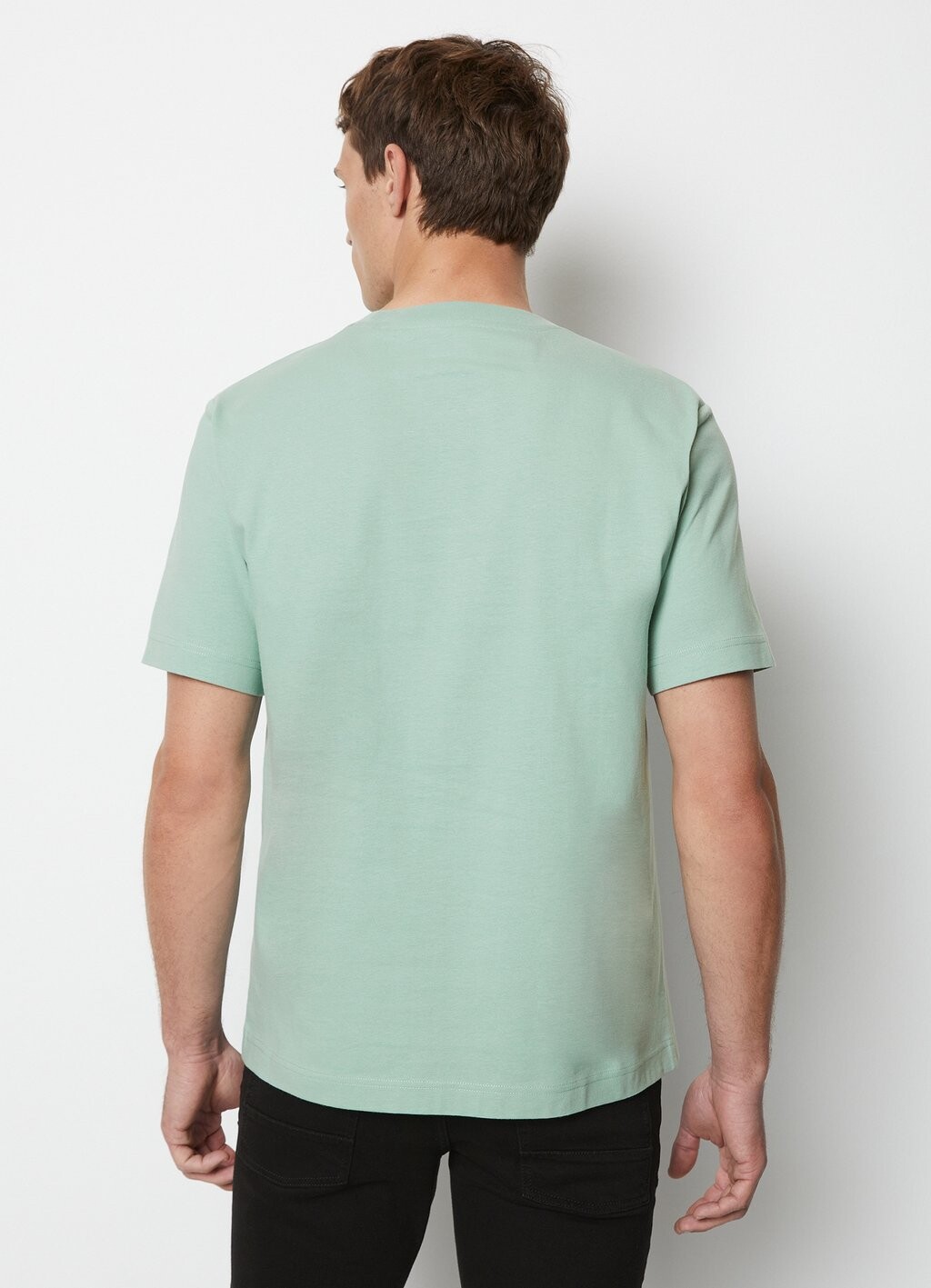 

Футболка с принтом SHORT SLEEVE SEASONAL ARTWORK Marc O'Polo, светло-зеленый