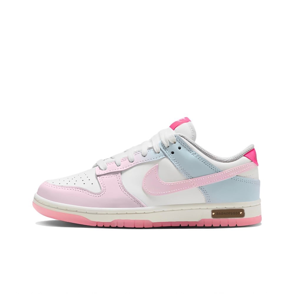 

Кроссовки Nike Dunk Skateboarding Shoes Women's Low-top Ultra Blue/Fire Orchid, голубой