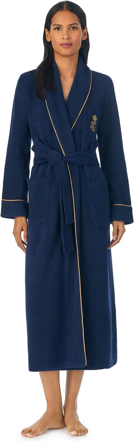 

Халат Recycled Poly Dalton Fleece Robe LAUREN Ralph Lauren, темно-синий