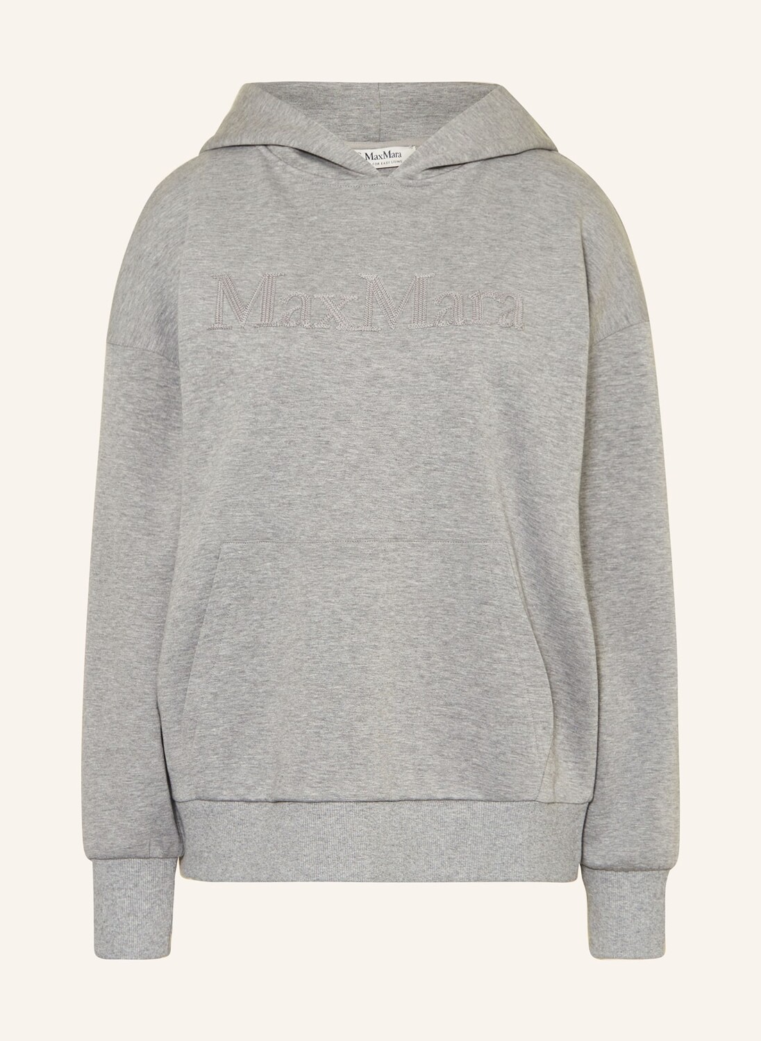 

Толстовка с капюшоном S Max Mara, серый