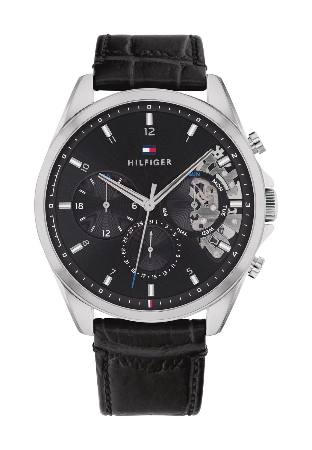 

Мужские многофункциональные часы Baker 1710449 TOMMY HILFIGER, черный