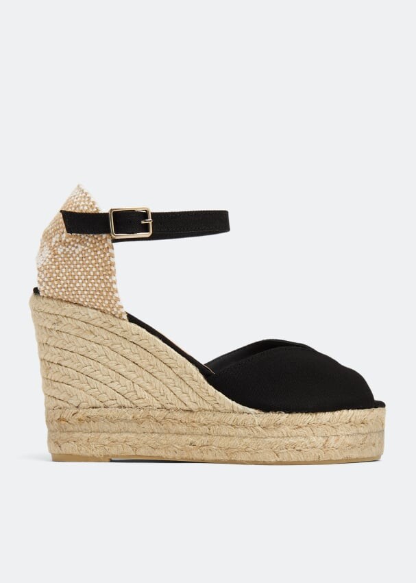 

Эспадрильи Castañer Bianca Wedge, черный