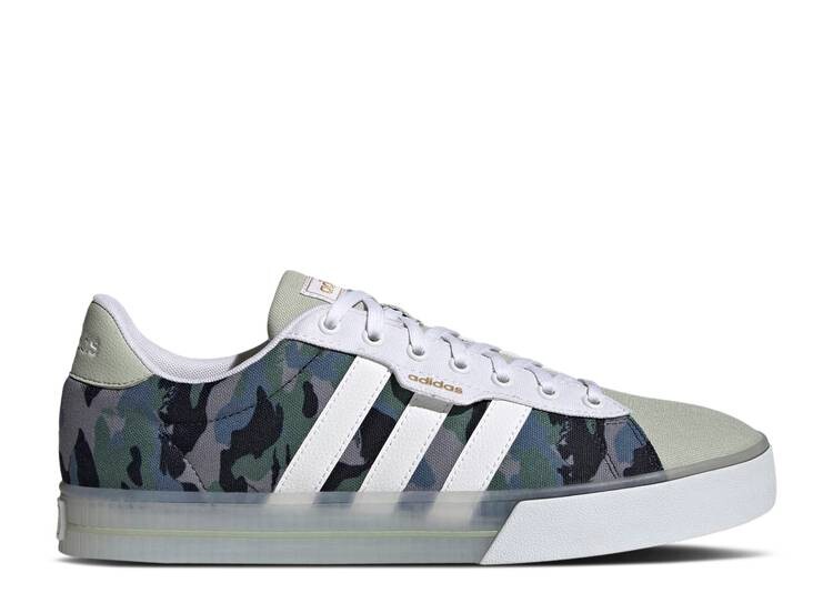

Кроссовки Adidas DAILY 3.0 'WHITE HALO GREEN CAMO', белый