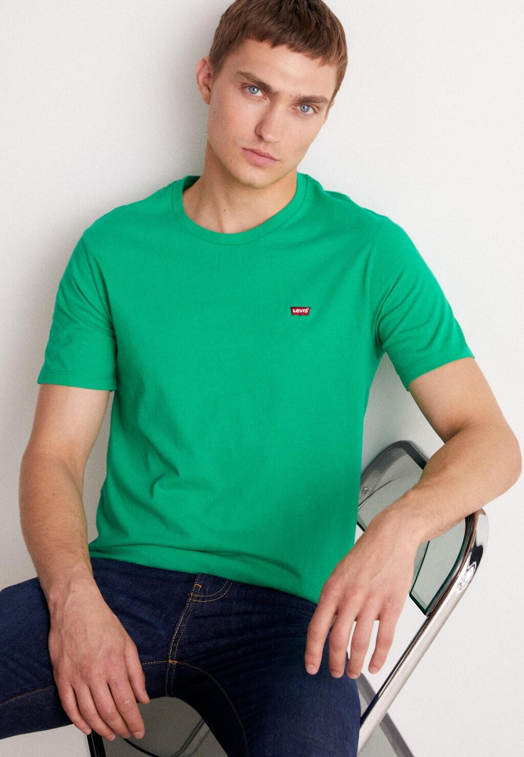 

Футболка с принтом ORIGINAL TEE Levi's, зеленый
