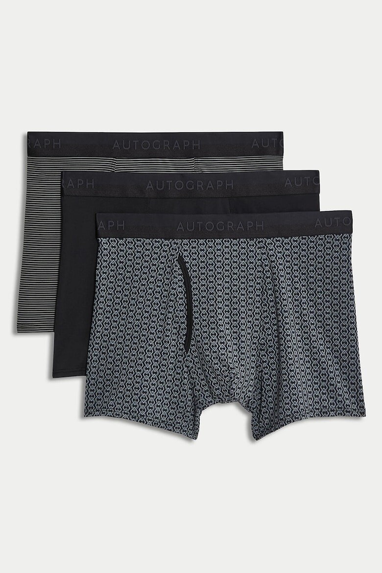 

Боксеры, 3 пары Marks & Spencer, серый