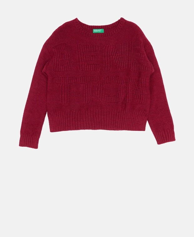 

Джемпер с длинными рукавами United Colors of Benetton, красный