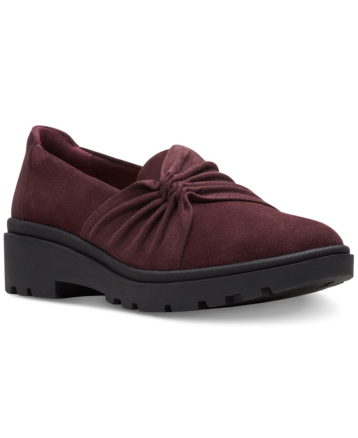 

Женские слипоны в стиле калла со сборками Clarks