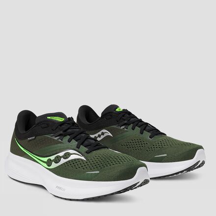 

Беговые кроссовки Ride 16 мужские Saucony, цвет Umbra/Slime