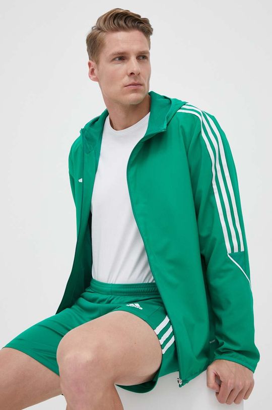 Спортивная куртка Tiro 23 adidas, зеленый спортивная куртка tiro 23 adidas белый