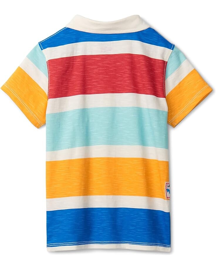 

Поло Hatley Nautical Stripes Essential Polo, оранжевый