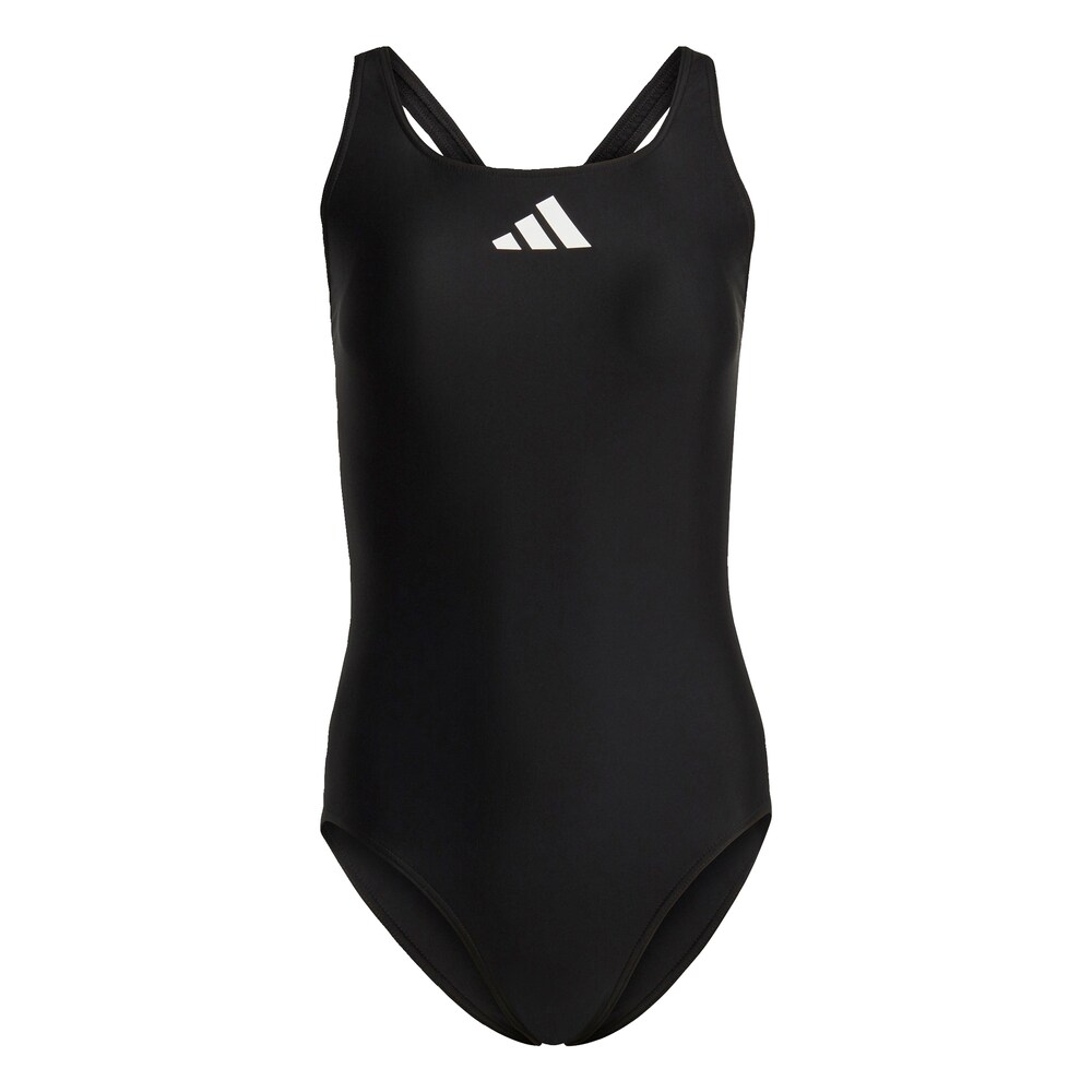Активный купальник-бралетт Adidas 3 Bar Logo, черный