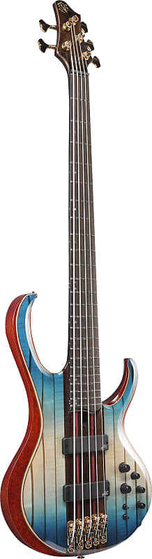 цена Басс гитара Ibanez Premium BTB1935 5-string Electric Bass Guitar - Caribbean Islet Low Gloss