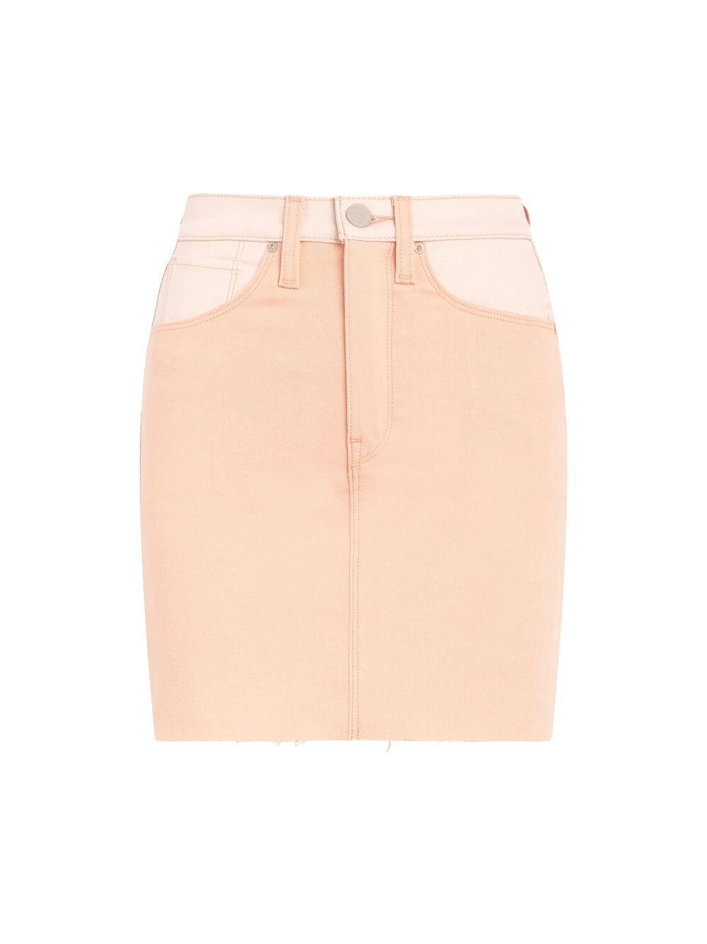 

Двухцветная джинсовая мини-юбка Viper Hudson Jeans, розовый