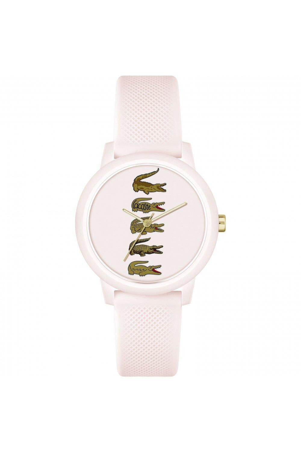 

Lacoste.12.12 Алюминиевые модные аналоговые кварцевые часы - 2001318, розовый