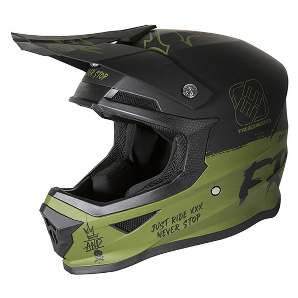 цена Шлем для мотокросса Freegun By Shot XP-4 Speed, черный